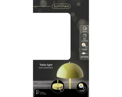 LED rechargeable table lamp -Image courtesy of Kaemingk