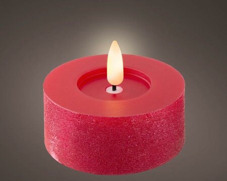 LED tea-light red - image 1