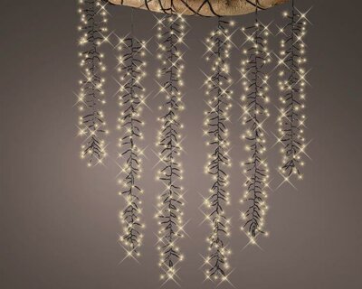 480 LED tree cascade cluster (Warm White) - image 1