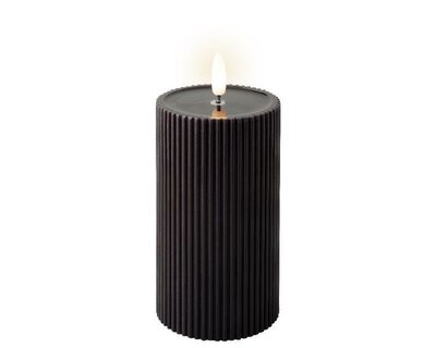 LED wick candle, black - image 3