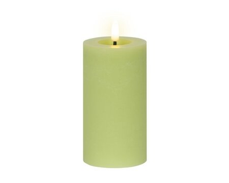 LED wick candle, green -Image courtesy of Kaemingk