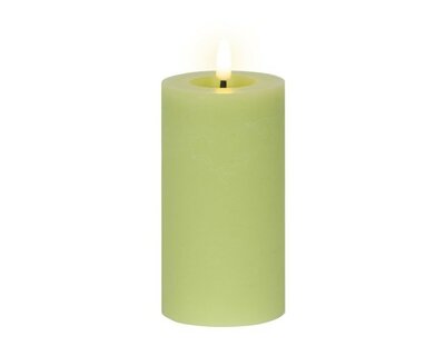LED wick candle, green -Image courtesy of Kaemingk