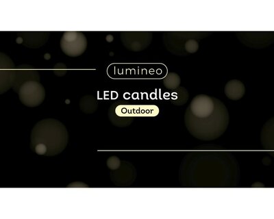 LED wick dinner candle, green -Image courtesy of Kaemingk