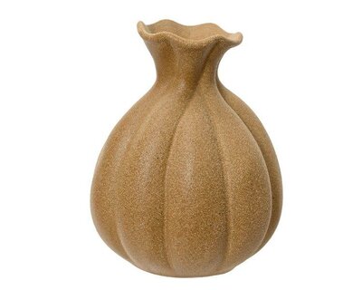 Light brown stoneware vase - image 1