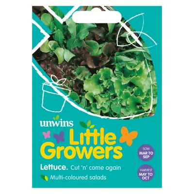 Little Growers Lettuce Cut n' come again - Image courtesy of Unwins