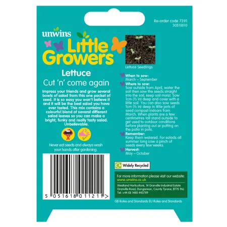 Little Growers Lettuce Cut n' come again (500) - image 2