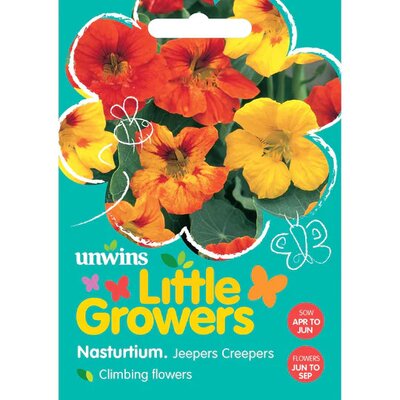 Little Growers Nasturtium Jeepers Creepers (40) - image 1