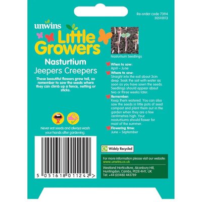 Little Growers Nasturtium Jeepers Creepers (40) - image 2