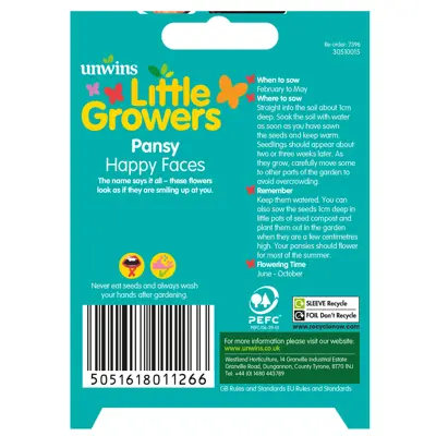 Little Growers Pansy Happy Faces (120) - image 2