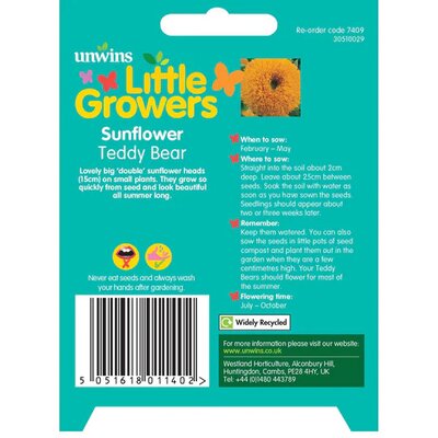 Little Growers Sunflower Teddy Bear (35) - image 2