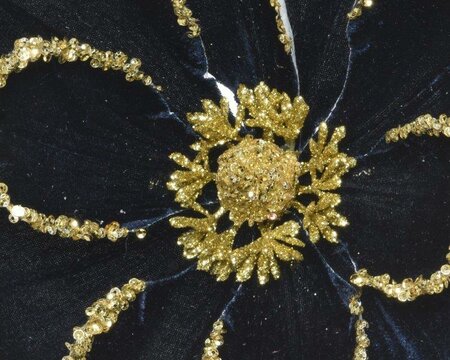 Magnolia on clip (blue) - image 3