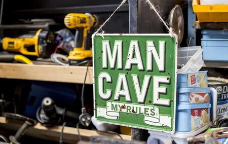 Man Cave My Rules sign