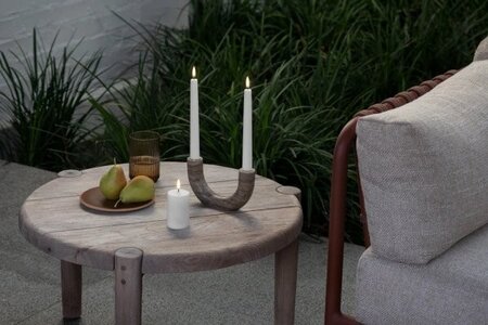 Marble double candleholder taper -Image courtesy of Piffany