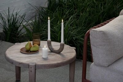 Marble double candleholder taper -Image courtesy of Piffany
