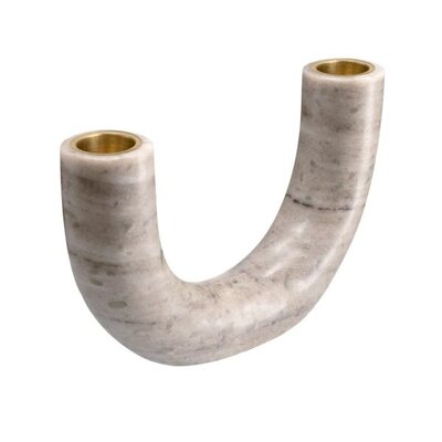 Marble double candleholder taper -Image courtesy of Piffany