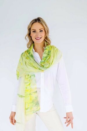 Rita Oates Scarf – Meadow -Image courtesy of Rita Oates