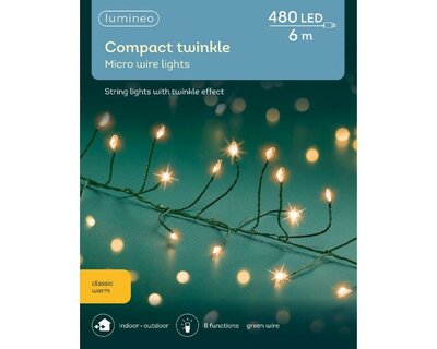 Micro LED 480 classic warm twinkle lights - image 2
