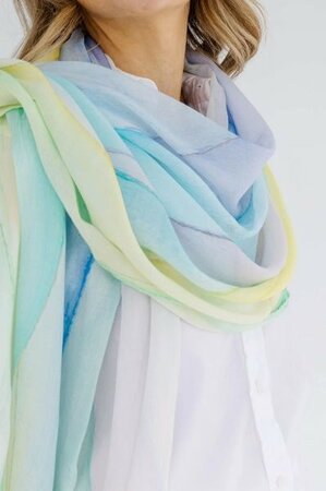 Rita Oates Scarf – Mountains of Love -Image courtesy of Rita Oates