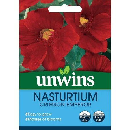 Nasturtium Crimson Emperor (30) - image 1