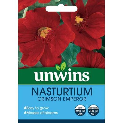 Nasturtium Crimson Emperor (30) - image 1
