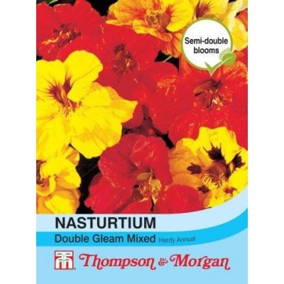 Nasturtium Double Gleam Mixed - Image courtesy of T&M