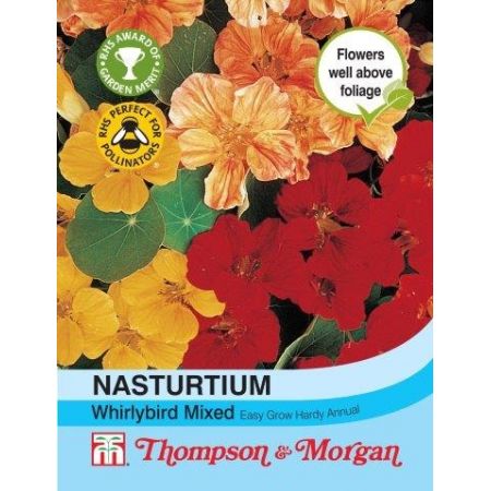 Nasturtium Whirlybird Mixed - Image courtesy of T&M