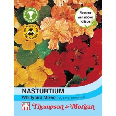 Nasturtium Whirlybird Mixed - Image courtesy of T&M