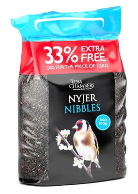 Nyjer Nibbles - Image courtesy of Tom Chambers