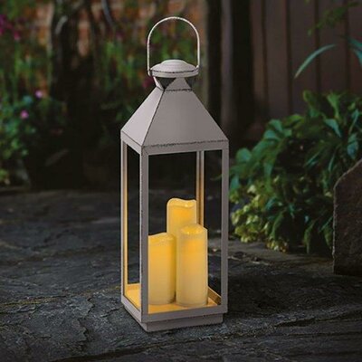 Oslo Dove-Grey Lantern - image 1