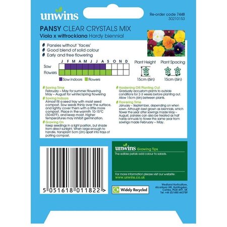 Pansy Clear Crystals Mix - image 2