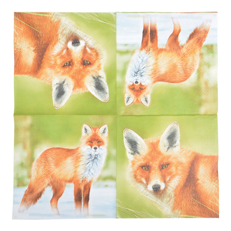 Paper Napkins fox -Image courtesy of Esschert Design