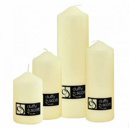 Pillar Candle Ivory (100x70mm)