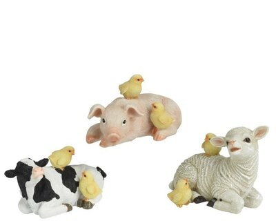 Polyresin Pig/Calf/Lamb Seated -Image courtesy of Kaemingk