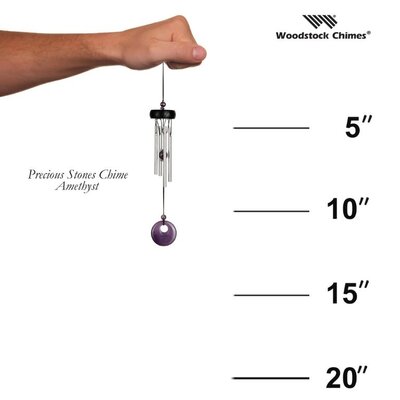Precious Stones Chimes - Amethyst -Image courtesy of Woodstock Chimes