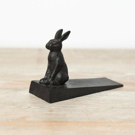 Rabbit Cast Iron Door Wedge -Image courtesy of Portland Living
