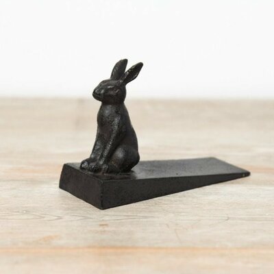 Rabbit Cast Iron Door Wedge -Image courtesy of Portland Living