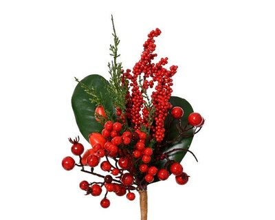 Red berry spray (Small)