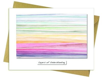 Layers of Understanding Greeting Card - Image courtesy of Rita Oates