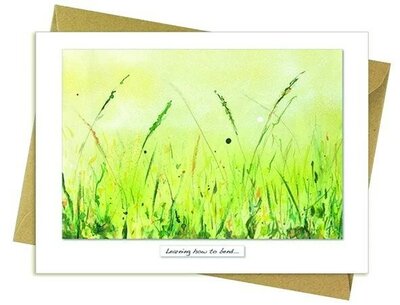 Meadow Greeting Card - Image courtesy of Rita Oates