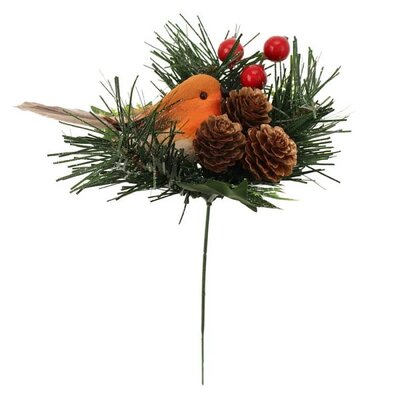 Robin Pick with Berries (20cm)