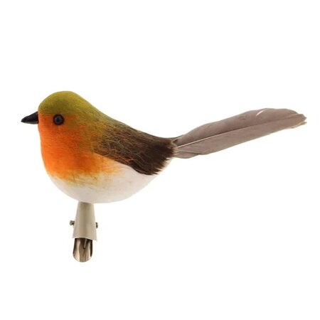 Robin with Clip (10cm)