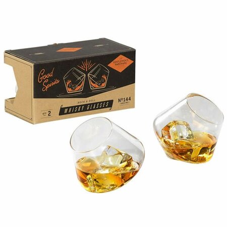 Rocking Whisky Glasses Set of 2