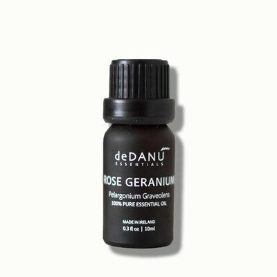 Rose Geranium Essential Oil -Image courtesy of DeDanu