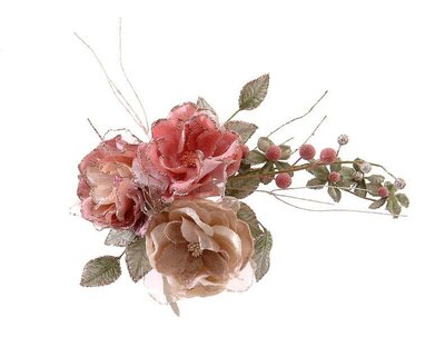 Peach rose bouquet