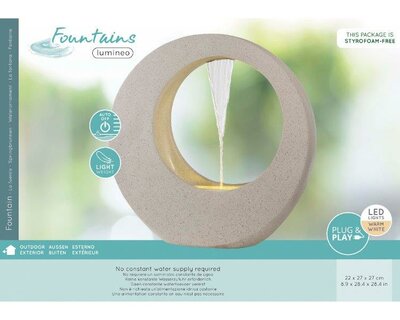 Round polyresin Fountain - image 5