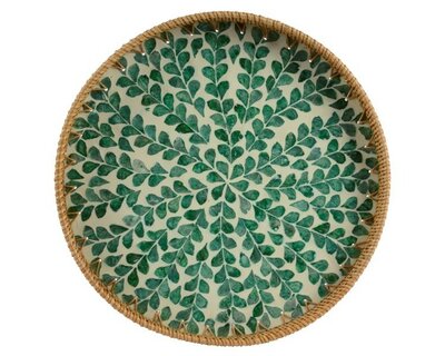 Round Rattan Tray -Image courtesy of Kaemingk
