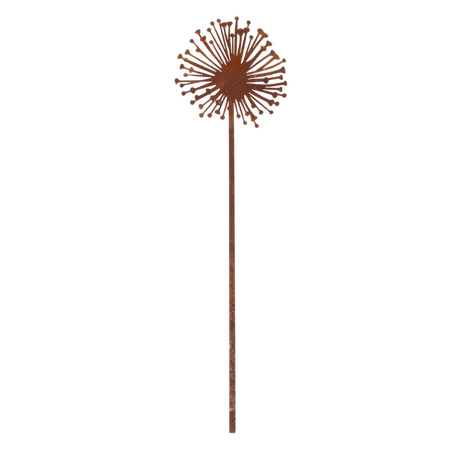 Rust garden stake – Allium -Image courtesy of Esschert Design