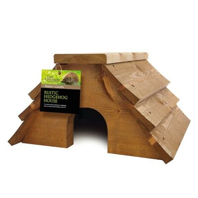 Rustic Hedgehog House -Image courtesy of Tom Chambers