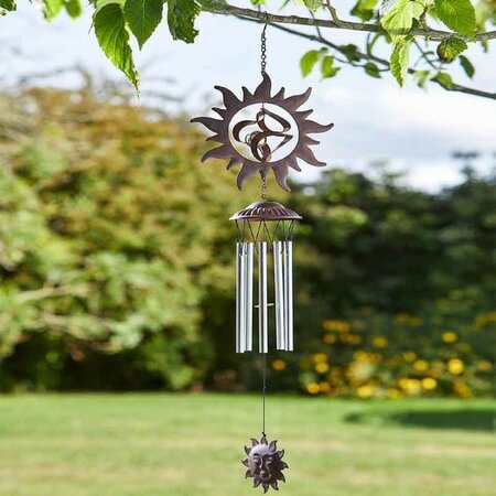 Rusty Sun Windchime -Image courtesy of Smart Garden Rpoducts