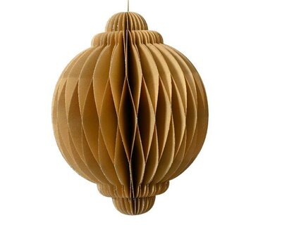 Sand coloured paper Onion with magnet closure - image 2